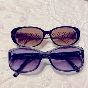 Juicy couture and Nine West sunglasses